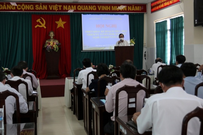 Sở LĐ-TB&XH Tiền Giang tổ chức Hội nghị triển khai kế hoạch thực hiện nhiệm vụ tuyển sinh, đào tạo nghề nghiệp năm 2022.