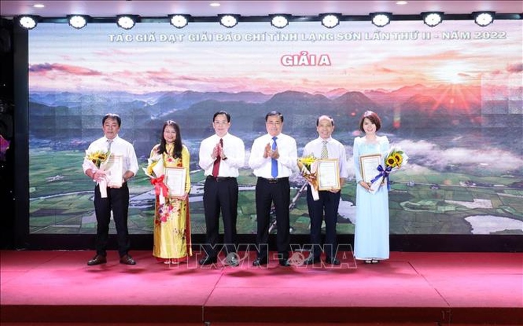 Trao giải Báo chí tỉnh Lạng Sơn lần thứ hai - 1 Trao giải Báo chí tỉnh Lạng Sơn lần thứ hai - 1
