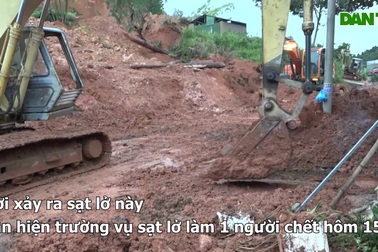 Tiếng la hét bỏ chạy khỏi hiện trường vụ sạt lở đất đá ở Lâm Đồng