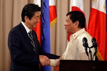 Lãnh đạo Nhật Bản, Philippines đồng lòng về vấn đề Biển Đông