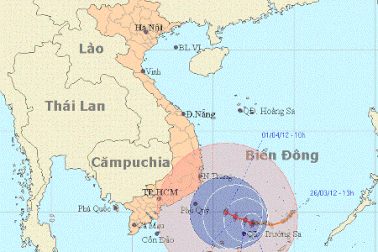 Bão số 1 tiến gần bờ, có khả năng mạnh thêm