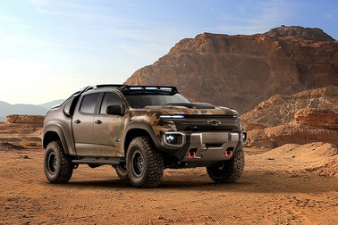 Chevrolet Colorado ZH2 Concept - "Dấn thân" vào việc nhà binh