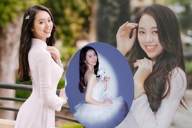 Nét trong trẻo của hoa khôi sinh năm 2000 có chiều cao 1m70