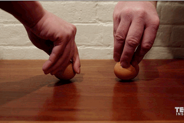 Một mẹo vặt vật lý thông minh cho biết trứng đã được luộc chín hay chưa