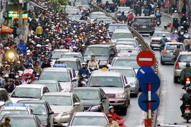 35 triệu xe máy và 1,5 triệu ôtô phải đóng phí đường bộ từ 1/1/2013