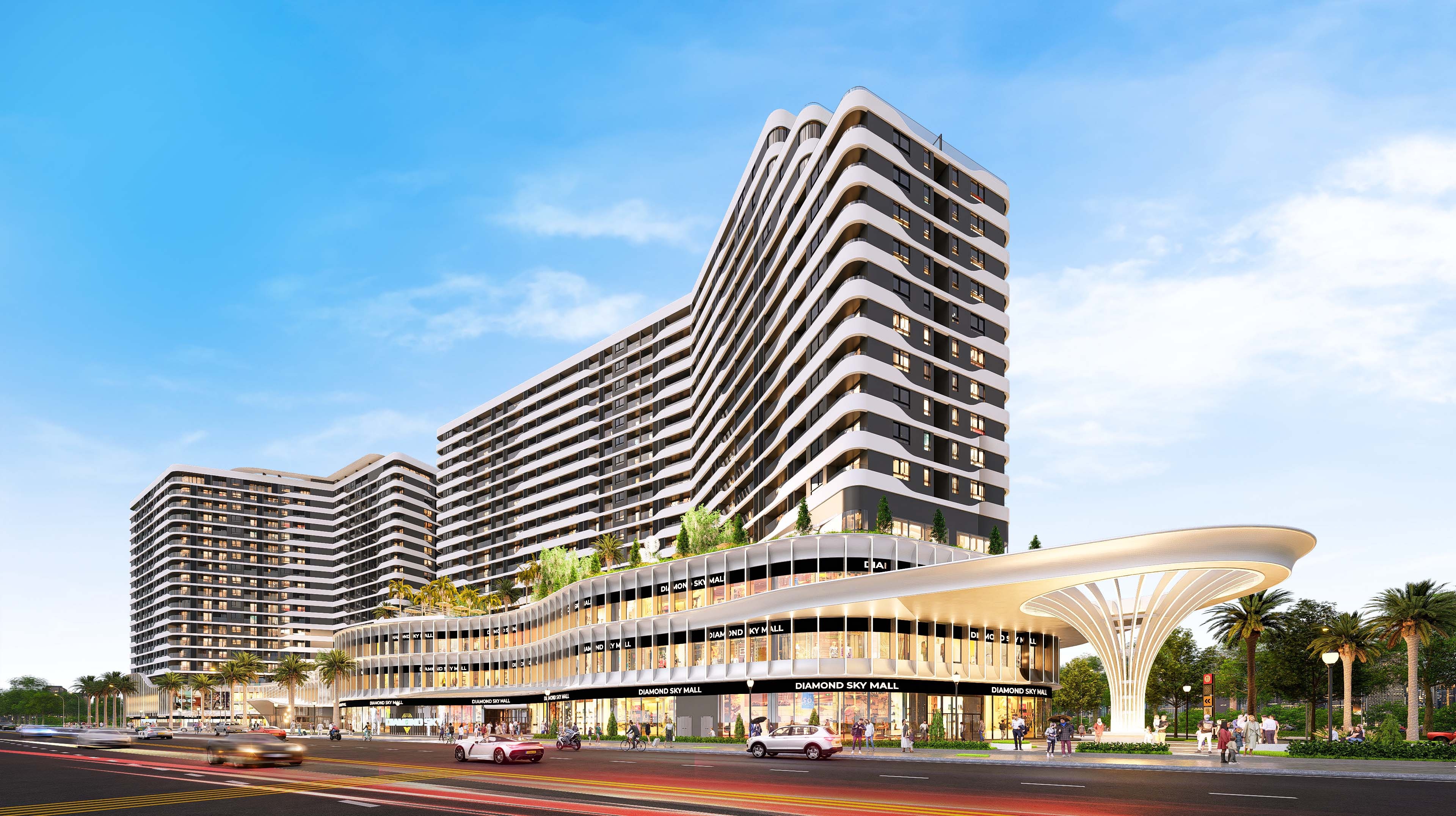 Căn hộ và trung tâm thương mại Diamond Sky: Số lượng giới hạn - Giá trị vượt trội - 2
