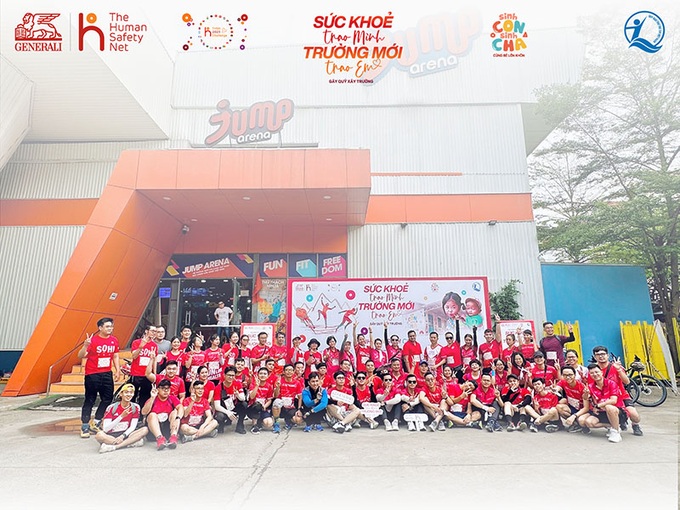Chiến dịch “Sức khỏe trao Mình – Trường mới trao Em”, phát động từ ngày 01/6/2023, nằm trong khuôn khổ Thử thách Toàn cầu – Global Challenge 2023 đang được triển khai tại 24 quốc gia của The Human Safety Net - tổ chức vì cộng đồng thuộc Tập đoàn Generali.