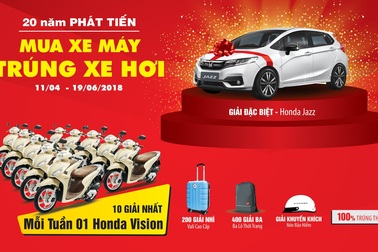 20 năm Phát Tiến – Mua xe máy, Trúng xe hơi