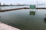 Nước Hồ Tây giảm ô nhiễm khi được xử lý bằng công nghệ Nhật Bản