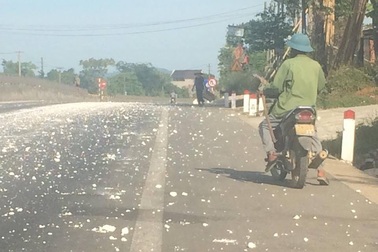 Truy tìm chiếc xe gây “mưa đá” trên quốc lộ 1A