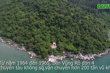 Di tích lịch sử Vũng Rô, nơi tiếp nhận hơn 200 tấn vũ khí từ miền Bắc