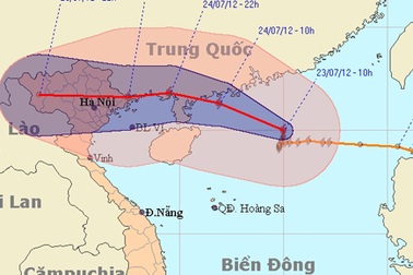 Chiều mai, bão vào Quảng Ninh, Hải Phòng