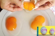 Trứng hai lòng đỏ có thực sự bổ?