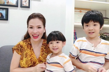 2 bé nhà Đan Lê - Khải Anh siêu đáng yêu trong clip cover Bé Gióng Care 100