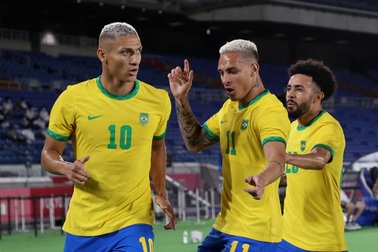 Richarlison lập hat-trick, Olympic Brazil đè bẹp Olympic Đức