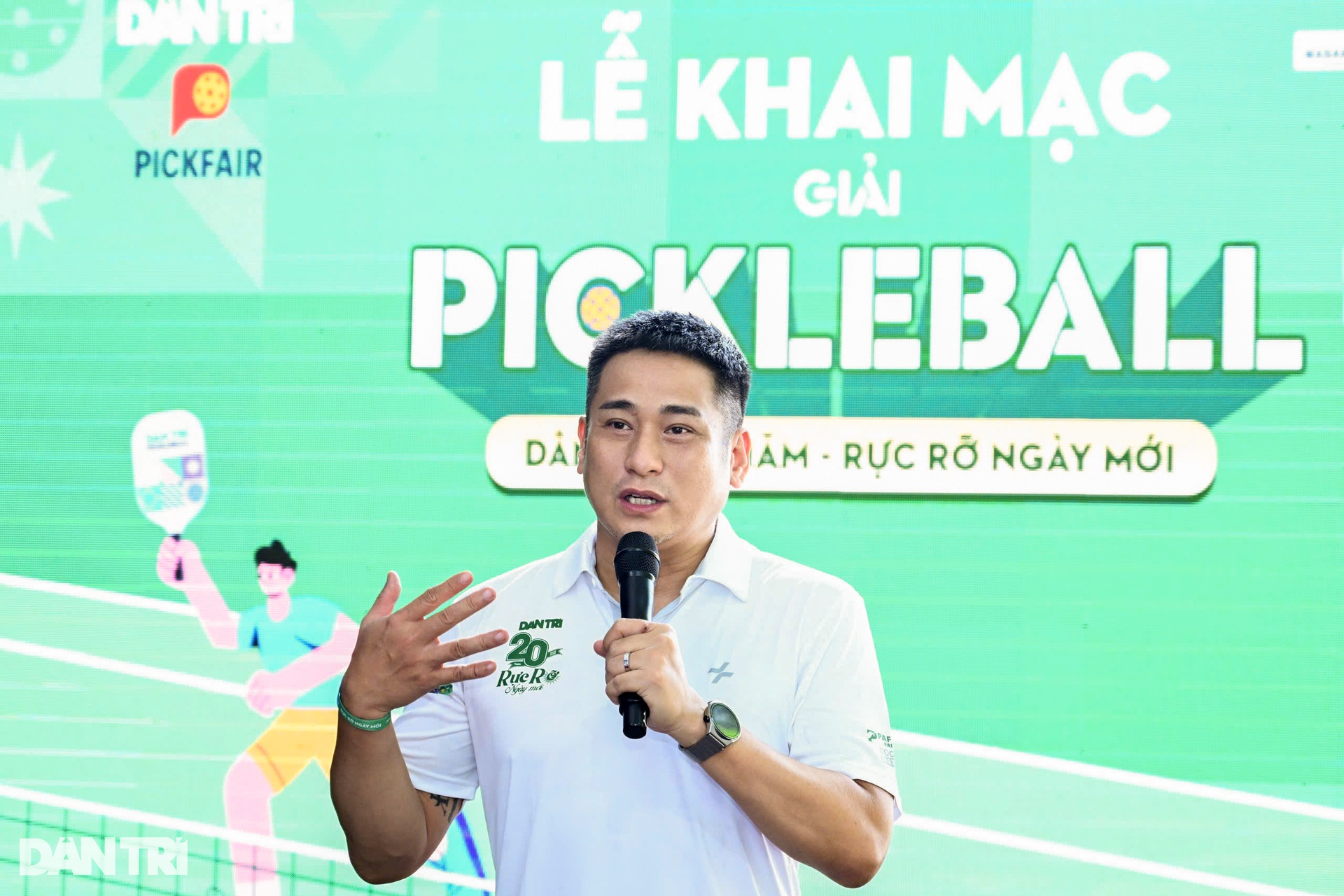 Khởi tranh sôi nổi Giải pickleball Dân trí 20 năm - Rực rỡ ngày mới - 8 Khởi tranh sôi nổi Giải pickleball Dân trí 20 năm - Rực rỡ ngày mới - 8