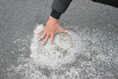 Xuất hiện nhiều điểm bong tróc trên cao tốc Đà Nẵng - Quảng Ngãi