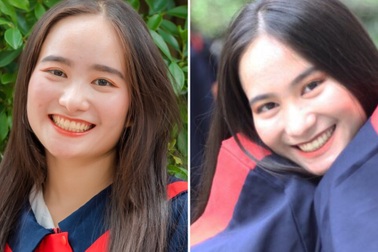 Chị em song sinh đỗ thủ khoa, á khoa ngành Răng hàm mặt