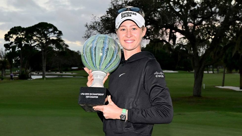 Nelly Korda vô địch giải golf Drive on Championship