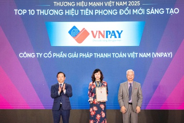 VNPAY được vinh danh tại giải thưởng "Thương hiệu mạnh Việt Nam 2025”