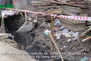 Hà Nội: Người dân sống khổ vì đường 1km làm 4 năm chưa xong