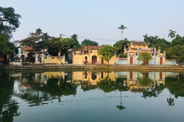 Tìm về không gian đậm hồn quê Bắc bộ tại làng Nôm