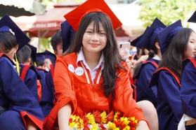 Khoảnh khắc trong veo tuổi 15, học sinh lớp 9 chào đón bước ngoặt mới