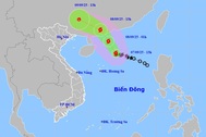 Bão Tapah đang mạnh lên, vùng ven Bắc Bộ có thể dông lốc