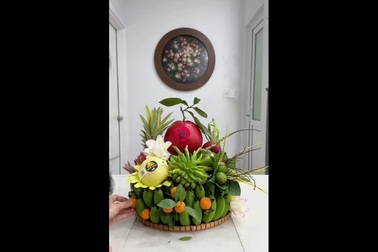 Cách bày mâm ngũ quả Tết Ất Tỵ đẹp mắt, đơn giản, dễ làm