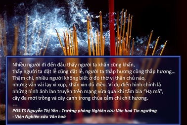 Văn hóa cúng lễ “nóng” ngày đầu năm