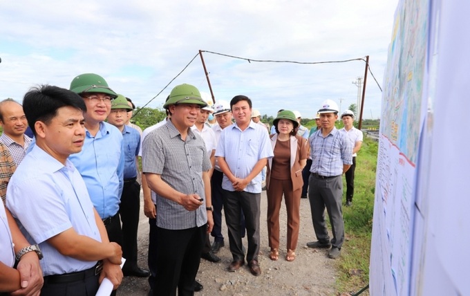 Lãnh đạo tỉnh Thanh Hóa kiểm tra thực hiện dự án trên địa bàn (Ảnh: BTH)