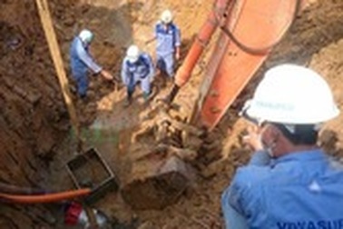 Bắt 2 bị can liên quan đến vụ vỡ đường ống nước sông Đà