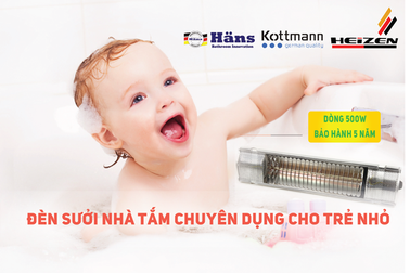 Nên mua đèn sưởi nhà tắm nào cho người già, bà bầu và trẻ nhỏ?