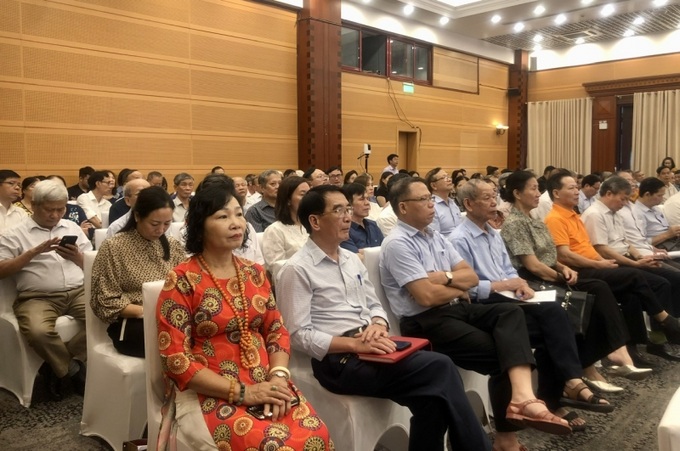 Các đại biểu dự hội nghị tại điểm cầu TP. Hà Nội.