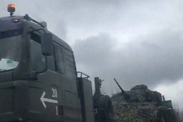 Ký hiệu đặc biệt trên khí tài Ukraine đưa ra tiền tuyến