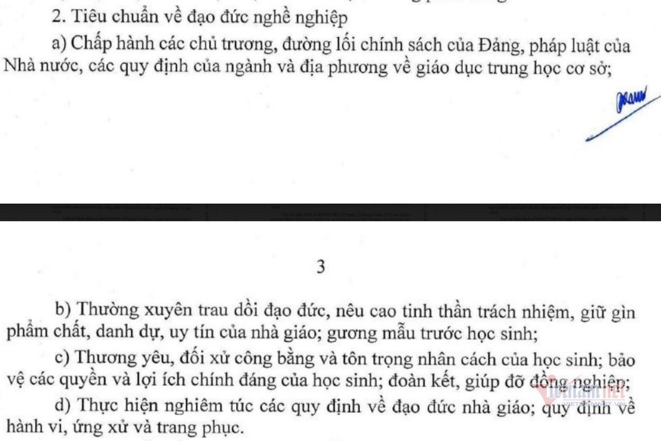 Xếp hạng giáo viên: Còn điểm chưa phù hợp - 1 Xếp hạng giáo viên: Còn điểm chưa phù hợp - 1