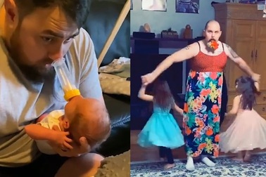 Làm bố thì có bao giờ chán!