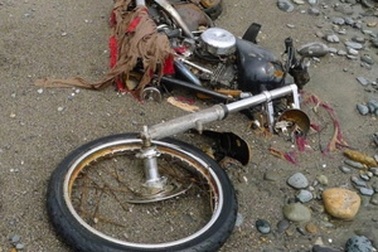 Sóng thần đánh dạt xe Harley từ Nhật tới Canada