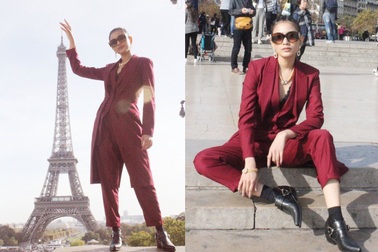 Cùng á hậu Trương Thị May khám phá thành phố lãng mạn nhất thế giới