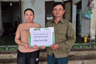 Hơn 223 triệu đồng đến với người mẹ nghèo có con bị ung thư máu