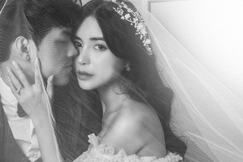 Hot girl Trang Anna và bạn trai Thái Lan khoe ảnh cưới đẹp như poster