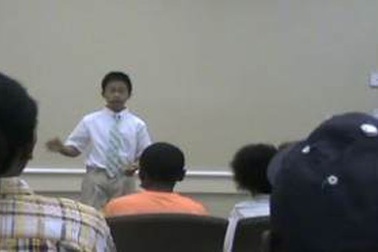 “Thần đồng nhí” gốc Việt thỉnh giảng ở ĐH Mỹ