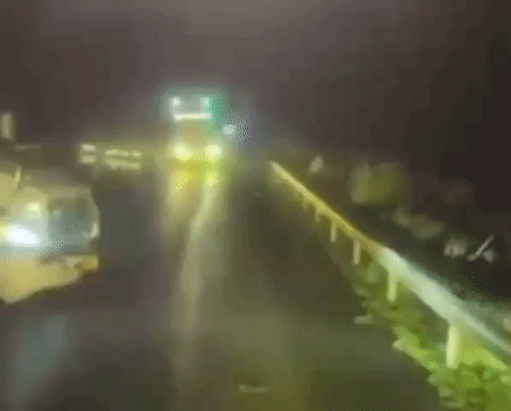 Tai nạn liên hoàn trên cao tốc Nội Bài - Lào Cai - 1 Tai nạn liên hoàn trên cao tốc Nội Bài - Lào Cai - 1