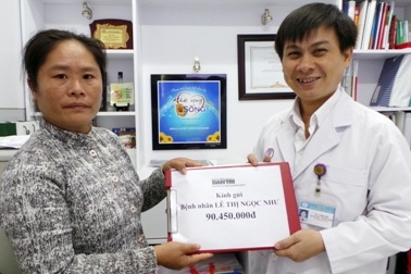 Người mẹ chạy ECMO đã nhận được gần 150 triệu đồng
