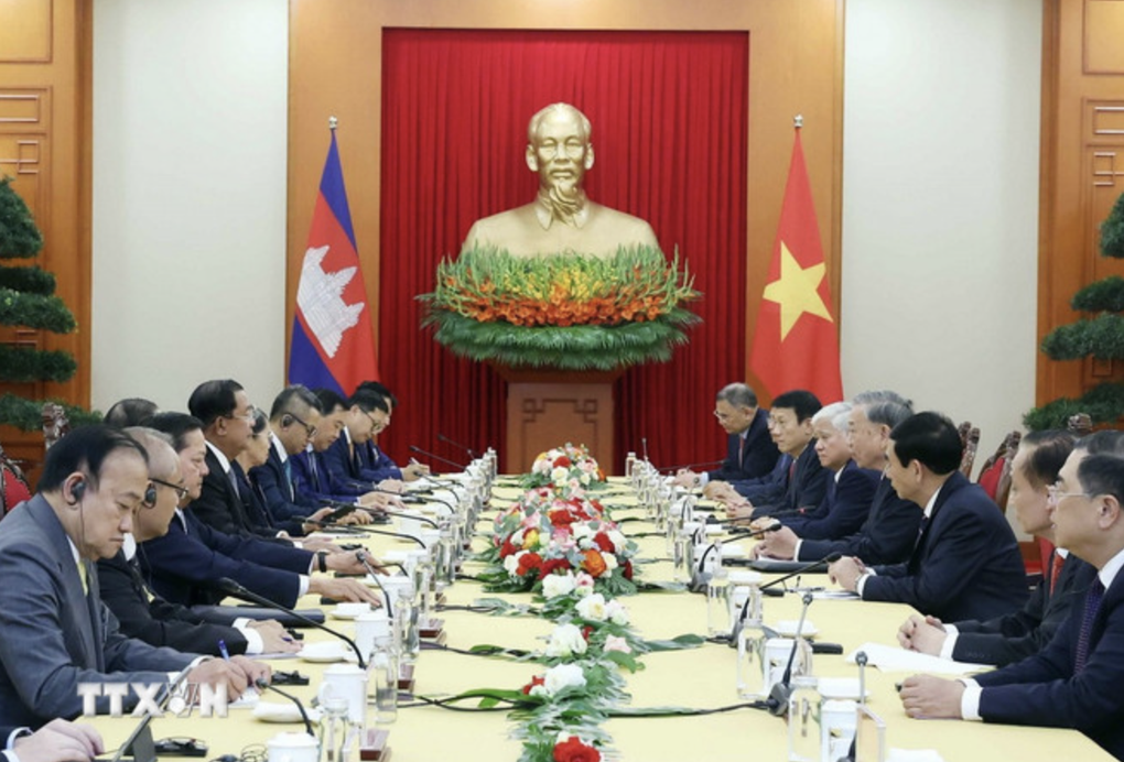 Tổng Bí thư tiếp Chủ tịch Đảng Nhân dân, Chủ tịch Thượng viện Campuchia Hun Sen - 2 Tổng Bí thư tiếp Chủ tịch Đảng Nhân dân, Chủ tịch Thượng viện Campuchia Hun Sen - 2