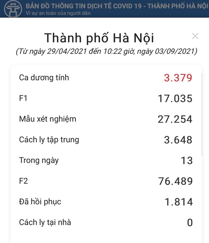 Hà Nội: Bản đồ giúp người dân xác định &quot;vùng đỏ&quot;, &quot;vùng xanh&quot; - Ảnh 1.