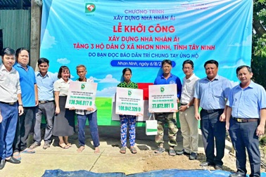 Báo Dân trí khởi công 3 căn nhà Nhân ái ở Tây Ninh