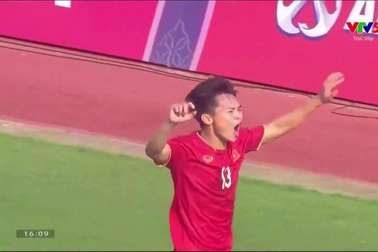 U22 Việt Nam 1-0 U22 Myanmar: Hồ Văn Cường ghi bàn