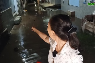 Người dân Bạc Liêu trắng đêm ứng phó triều cường