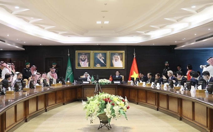 Toàn cảnh Diễn đàn doanh nghiệp Việt Nam-Saudi Arabia.